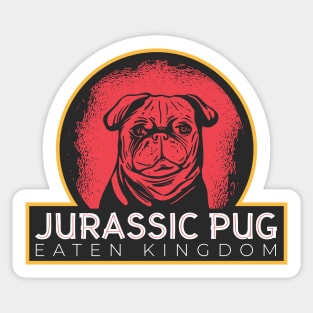 JURASSIC PUG Sticker